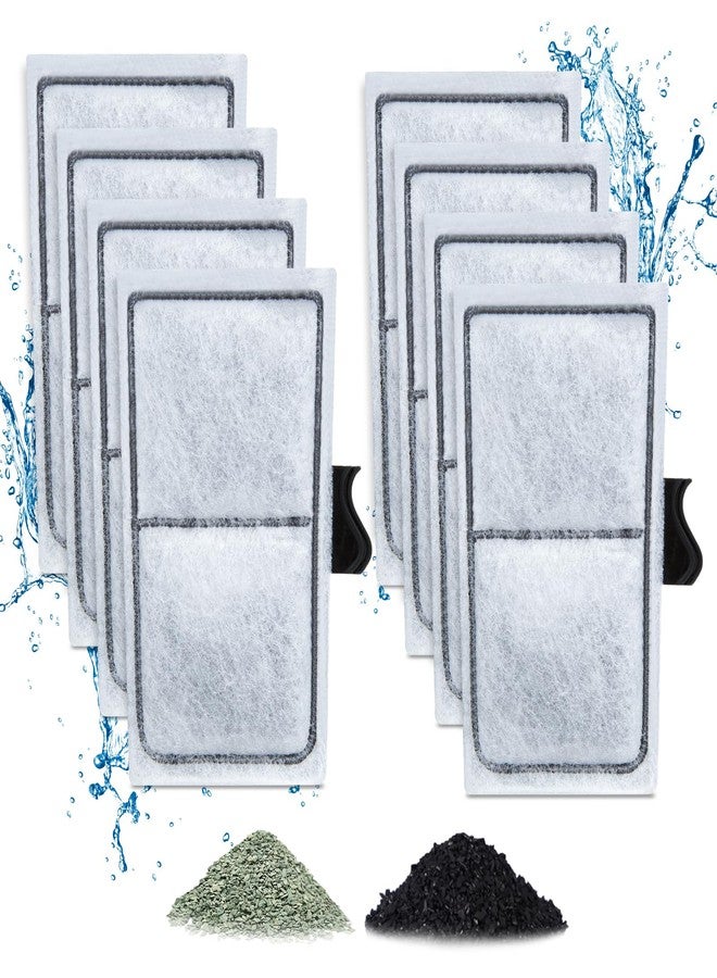 عبوة من 8 خراطيش فلتر من زوقوني، خراطيش فلتر بديلة لعنصر Top Fin EF-S وBF5 BETTAFLO - Image 1
